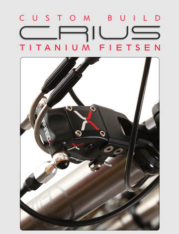 Crius een exclusieve titanium fiets
